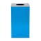 Alpine Industries 87 Gal. 3-Stream Steel Blue Mixed, Green Compost, and Black Commercial Trash Can Station ALP4450-BLK-KIT33 - alternate 9